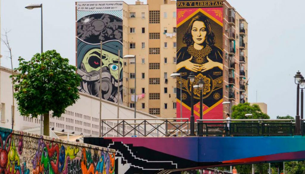 calles de Malaga, arte callejero, arte moderno en Malaga